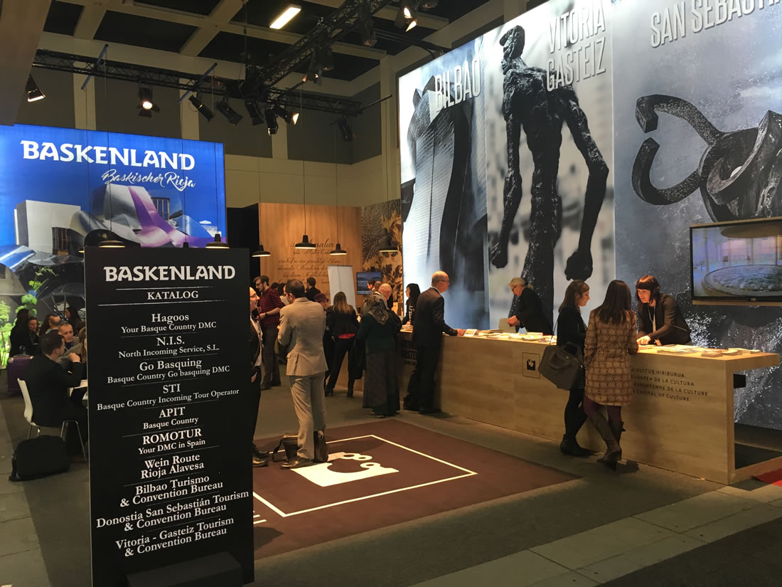 ITB Berlín 2016. Stand Basquetour