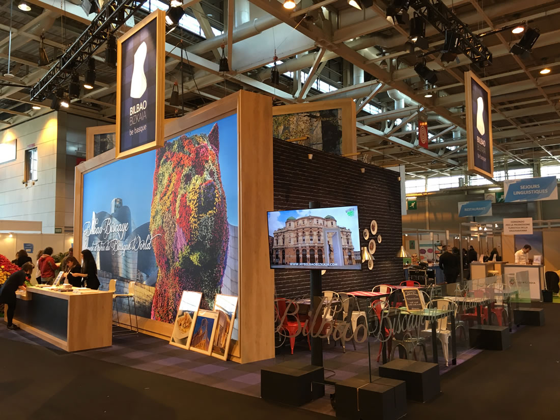 Salon International du Tourisme 2016. Stand Diputación Foral de Bizkaia