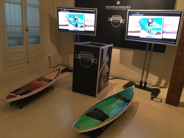 Simulador de Surf para Baume&Mercier