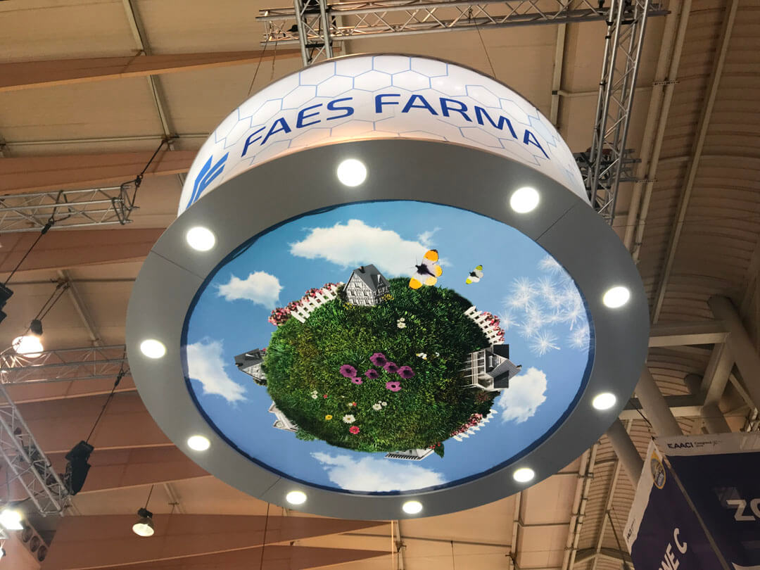 stand audiovisual faes farma lisboa